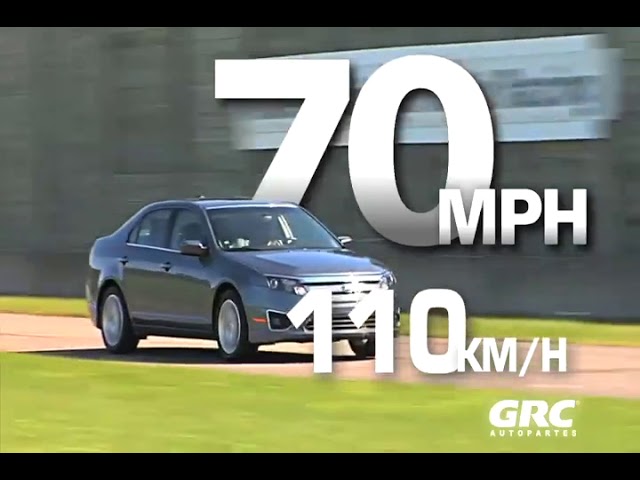 si la amortiguación está en malas condiciones al frenar