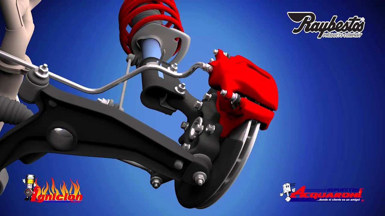 sistema de frenado de un coche