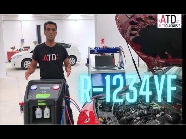 tabla cantidad de gas aire acondicionado coches 1234yf