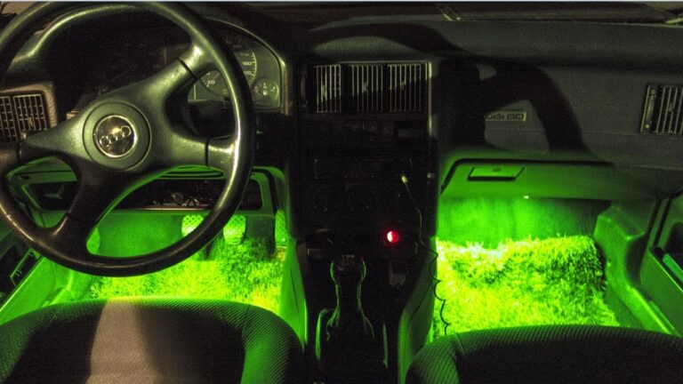 taller instalación luces led interior coche
