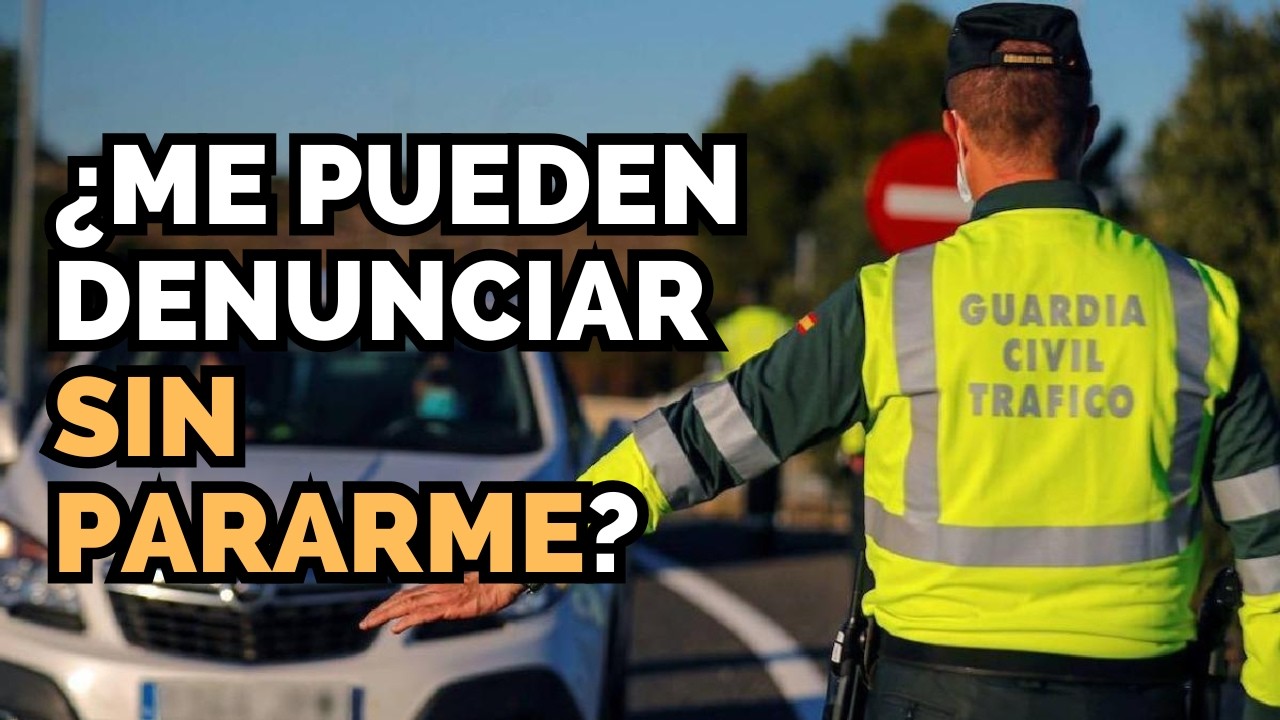 te pueden multar sin pararte la policía local