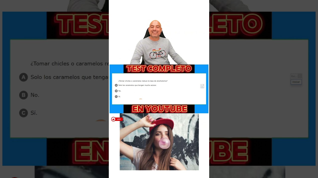 tomar chicles o caramelos reduce la tasa de alcoholemia