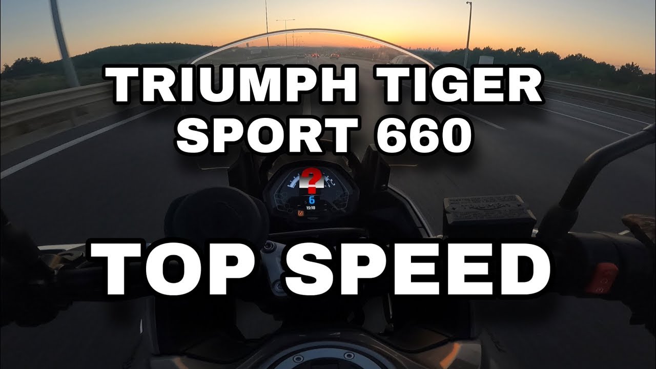 triumph tiger sport 660 velocidad máxima