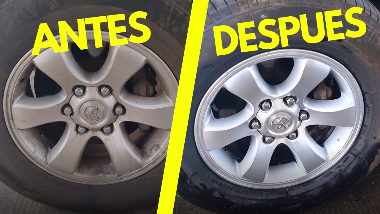trucos caseros para limpiar las llantas del coche