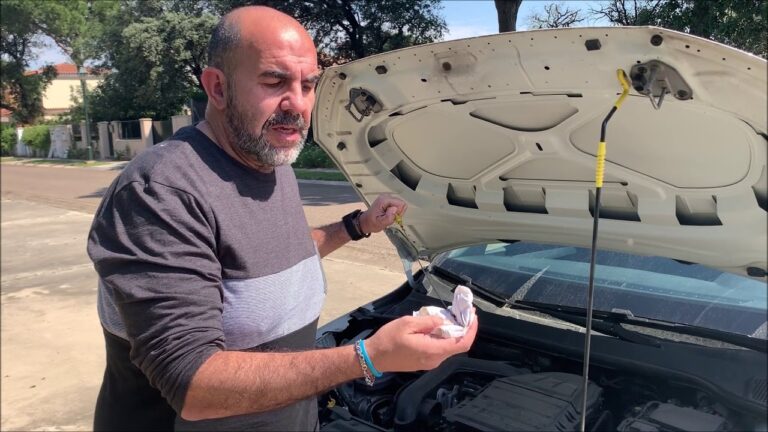 varilla de aceite máximo y mínimo