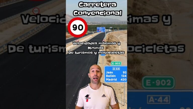 velocidad máxima carretera convencional sin arcén