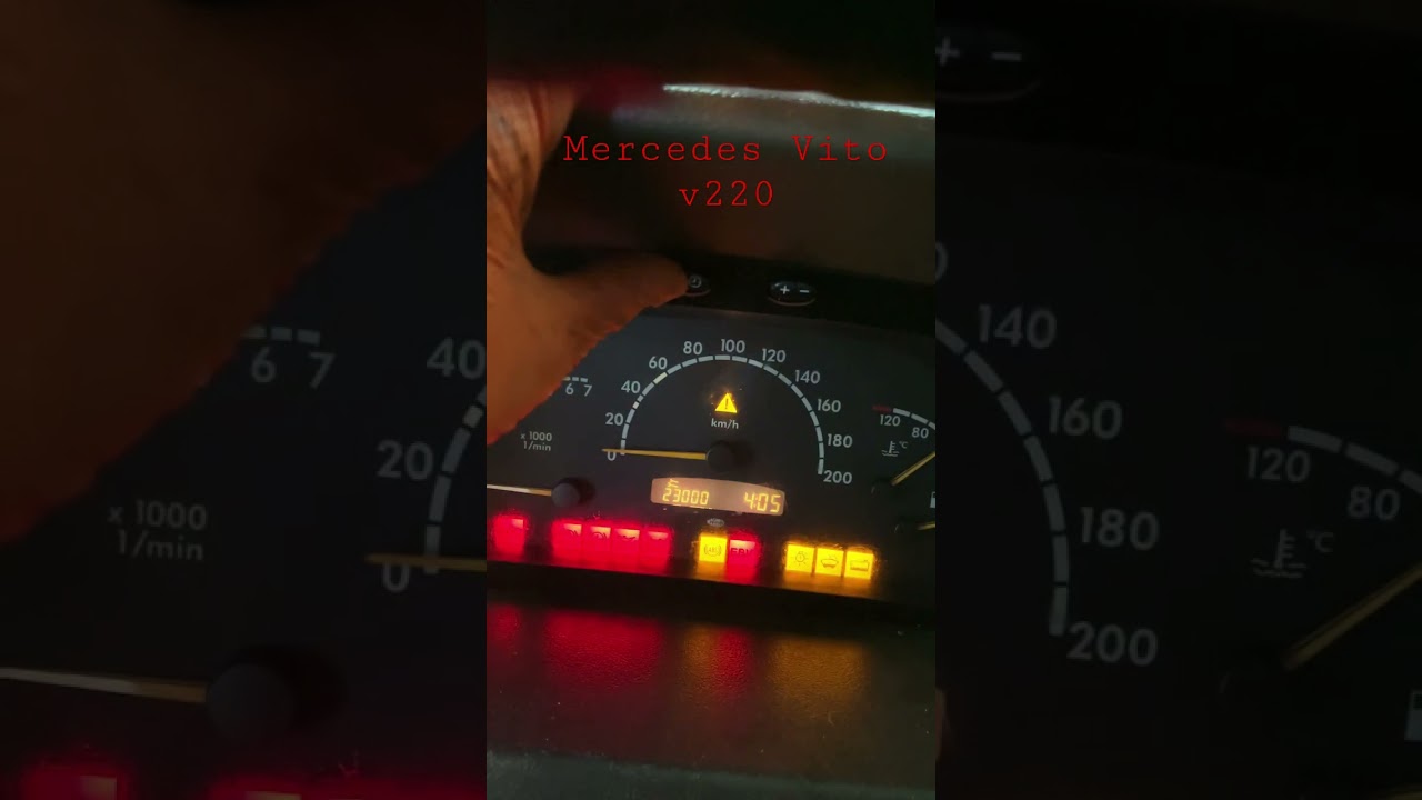 vito w638 el cuadro no se apaga